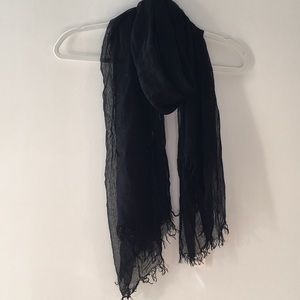 NWT Black Uniqlo Modal Stole